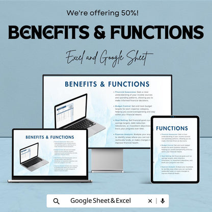 Income and Expense Tracker Template Excel, Monthly Budget Spreadsheet, Small Business Income Tracker,Expense Log Template