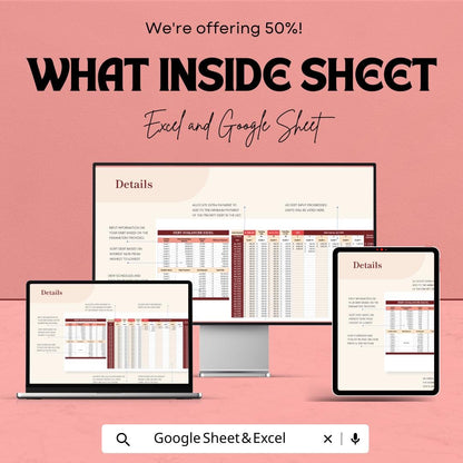 Debt Avalanche Excel Template Sheet | Financial Planning | Budgeting Tool | Debt Repayment Tracker | Google Sheets & Excel Compatible