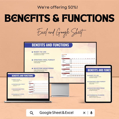 Project Cash Flow Sheet | Excel & Google Sheets Template | Cash Flow Tracker | Business Finance Planner | Instant Download