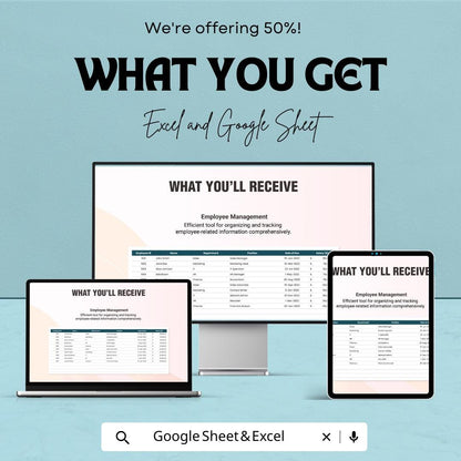 Employee Payroll Accounting Allocation Template | Salary Allocation Template | Employee Management Spreadsheet | Automated Payroll Report