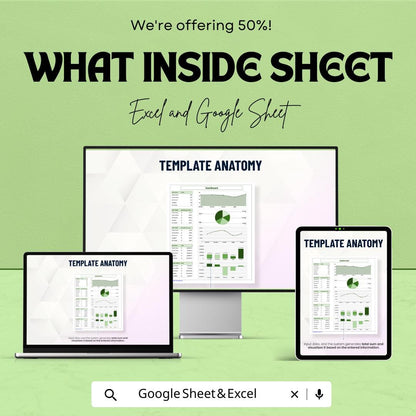 Budget Sales Forecast Template | Excel & Google Sheets | Sales Projection Spreadsheet | Business Forecast Planner