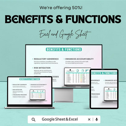 Administration Compliance Checklist Tracker Template  | Compliance Audit Tracker | Regulatory Checklist | Business Compliance Dashboard
