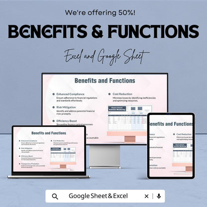 Finance Control Activities Monitoring Template | Financial Compliance Tracker | Budget Monitoring Sheet | Cost Control Template
