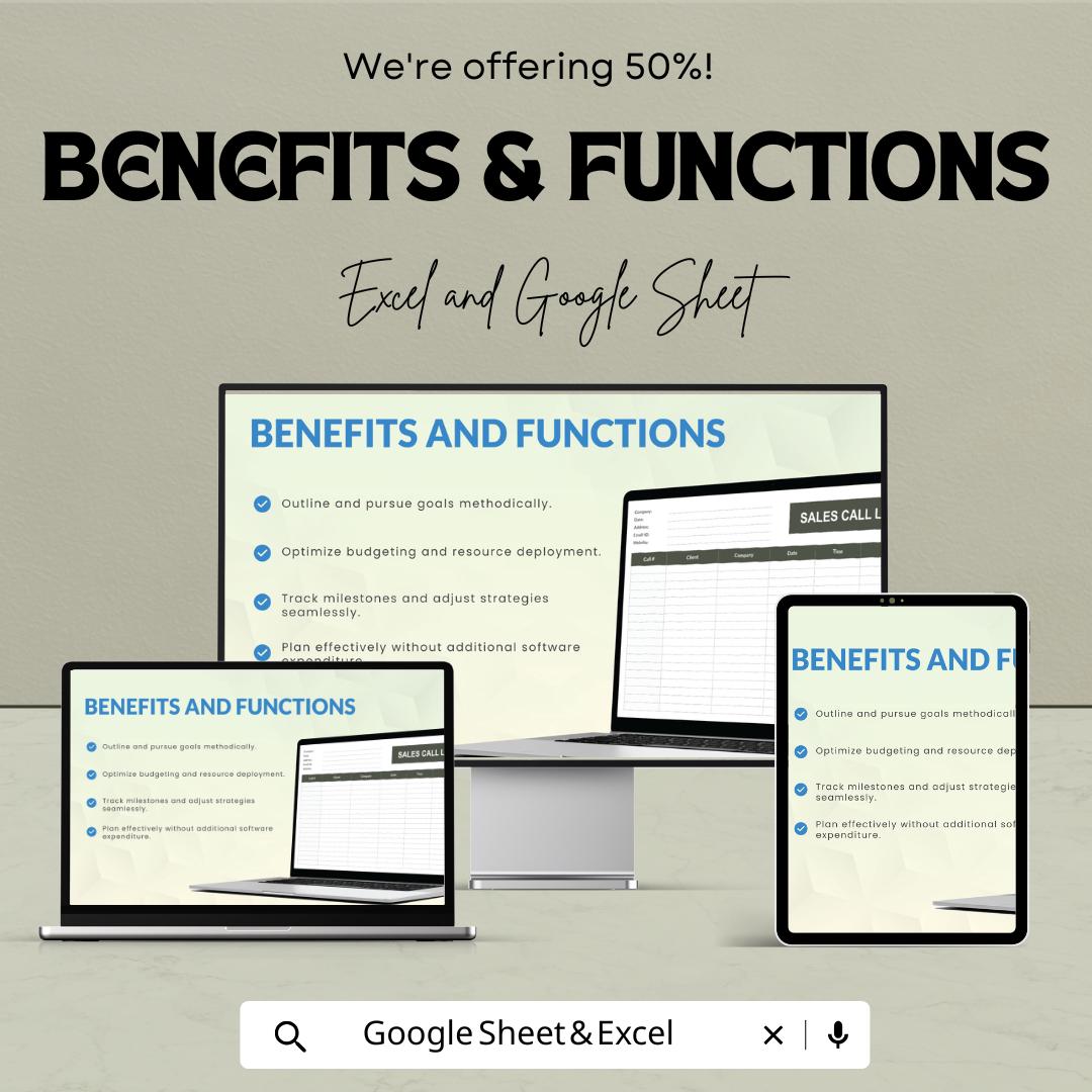Sales Call Log Sheet Template | Excel & Google Sheets | CRM Tracker | Client Follow-Up Log | Editable Business Call Log
