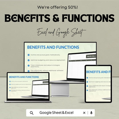 Sales Call Log Sheet Template | Excel & Google Sheets | CRM Tracker | Client Follow-Up Log | Editable Business Call Log