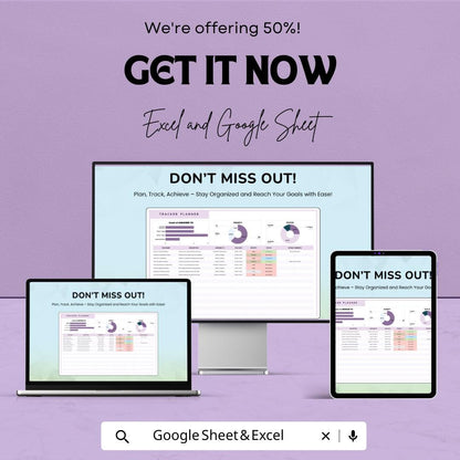 Tracker Planner Template | Project Management CRM | Task Tracker Dashboard | Excel & Google Sheets | Productivity and Team Organizer |