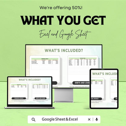 Small Business Planner Sheet | Budget, Financial Goals, Expense Tracker | Google Sheet Template for Entrepreneurs | Easy Business Management