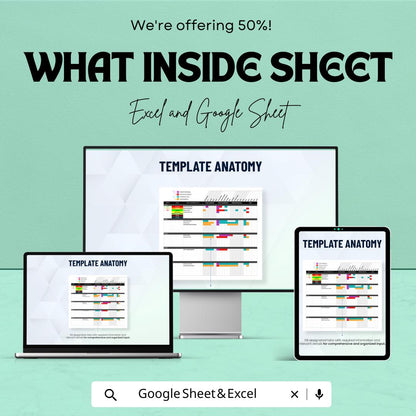 RACI Matrix Sheet | Excel and Google Sheets Template | Project Management, Role Clarity & Team Accountability | Instant Download
