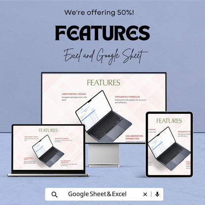Startup Marketing Budget Template  | Marketing Budget Planner | Expense Tracker Spreadsheet | Small Business Budget