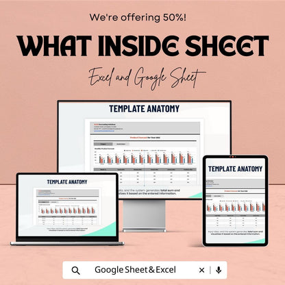 Forecast Product Template | Sales & Demand Forecast Spreadsheet | Inventory Planning Tool | Excel andGoogle Sheets