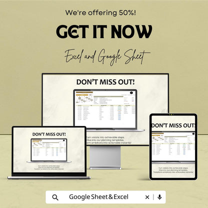 Startup Fundraising Event Planner Sheet – Excel and Google Sheets | Event Budget Tracker | Fundraising Goal Setting & Campaign Planning