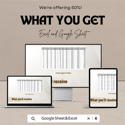 Marketing Dashboard Sheet | KPI Tracker | Marketing Performance Tracker | Excel & Google Sheet Template | Business Analytics Dashboard