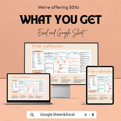 Best Budget Book Sheet | Excel & Google Sheet Template | Financial Planning Tool | Budget Tracker 2023 | Easy to Use Budget Book |