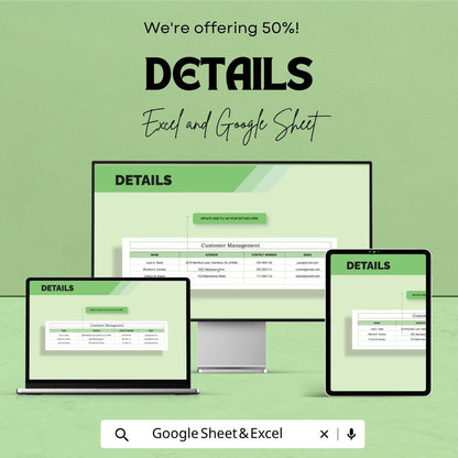 Snow Removal Estimate Template Excel Google Sheets | Snow Plowing Invoice Template | Landscaping Estimate Spreadsheet | Service Quote