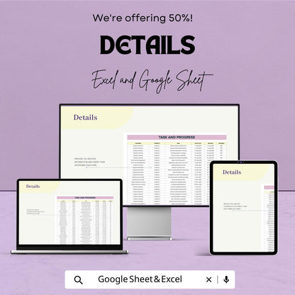 Real Estate Gantt Chart Template | Property Project Timeline Planner | Real Estate Management Tool | Excel & Google Sheets