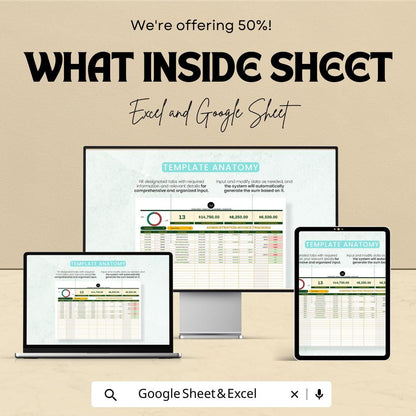 Administration Invoice Tracking Template | Invoice Log for Excel & Google Sheets | Payment Status Tracker | Invoice Management Tool