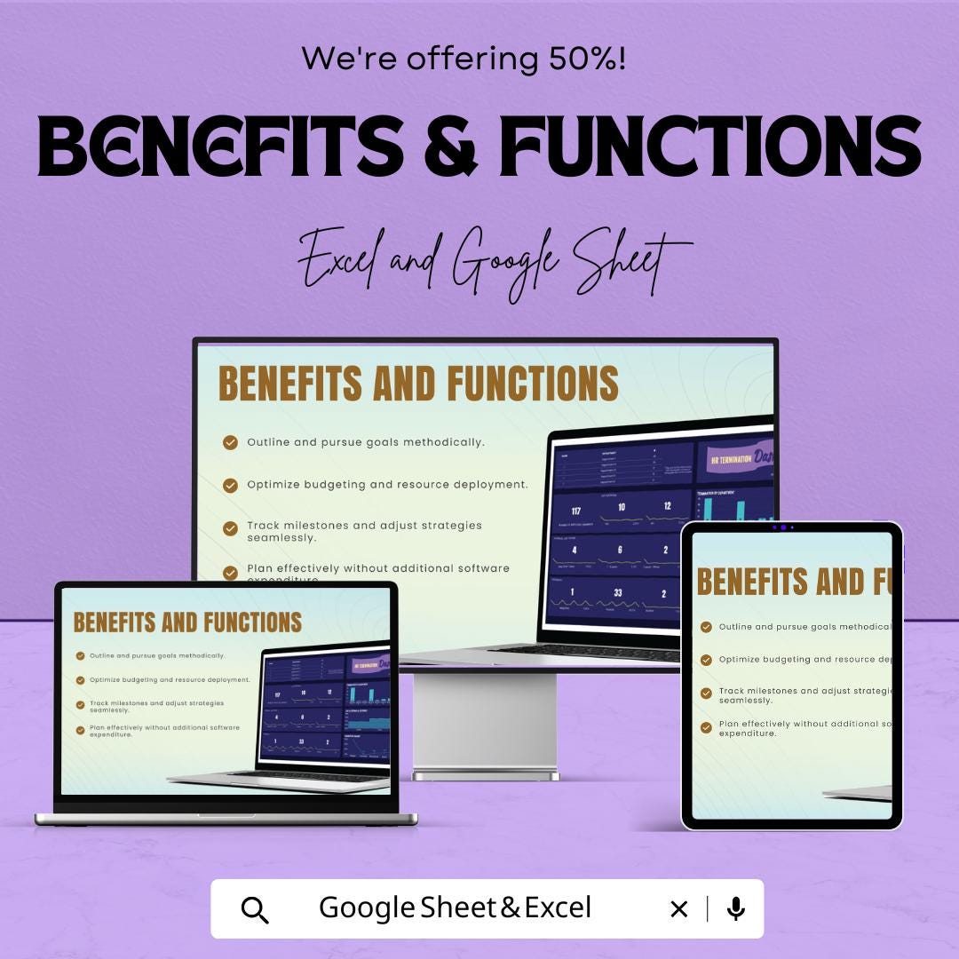HR Termination Dashboard Sheet for Employee Management | Excel & Google Sheets Template for HR Professionals