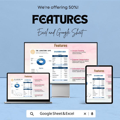 Monthly Home Budget Template | Home Budget Spreadsheet | Excel & Google Sheets Monthly Expense Tracker | Household Budget Planner