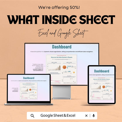 Graphic Organizer Chart Sheet for Visual Learning | Google Sheet Template | Educational Data Organization | Flexible & Interactive Chart