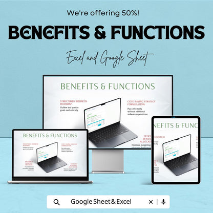 Invoice with Sales Tax Template Sheet - Editable Excel and Google Sheet | Simple & Professional Sales Invoice for Small Businesses