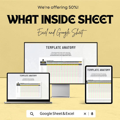 Operations Procurement Budget Template - Excel & Google Sheets for Efficient Cost Management