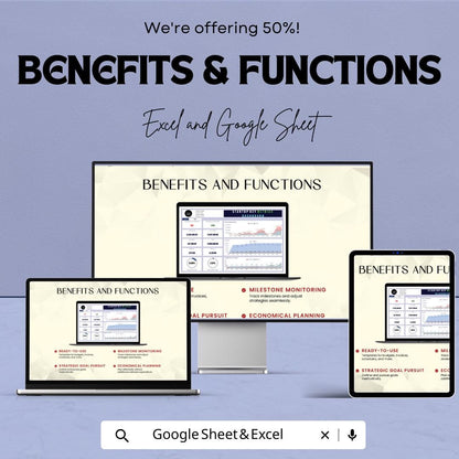 Startup Key Metrics Dashboard Template | Business KPI Dashboard Spreadsheet | Investor Metrics Tracker | Excel & Google Sheets