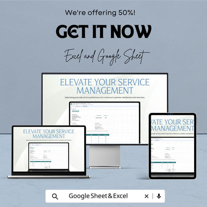 School Supply Order Invoice Sheet | Excel & Google Sheets Template | School Supplies Billing Tracker