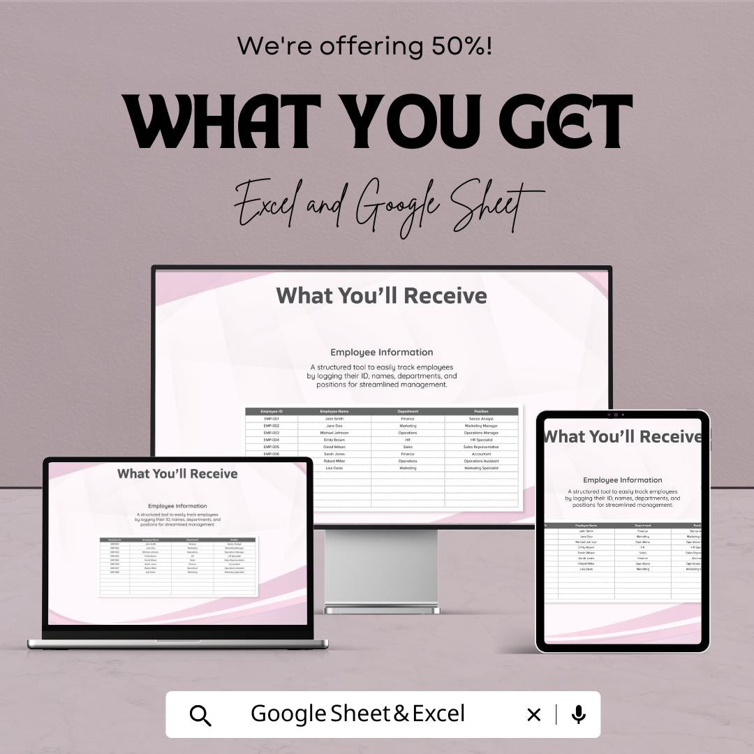 Employee Payroll Accounting Settlement Tracking Template | Automated Calculations, Payment Status Tracker, Employee Salary Management
