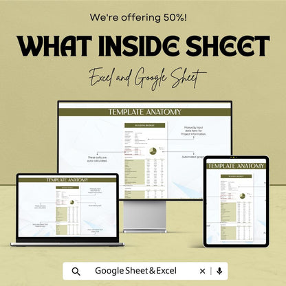 Building Budget Template | Construction Budget Spreadsheet | Project Cost Tracker | Contractor Budget | Excel & Google Sheets