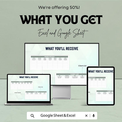 Inventory Packing Slip Template | Order Packing List | Shipping Packing Slip | Small Business Order Form |  Inventory Order Sheet