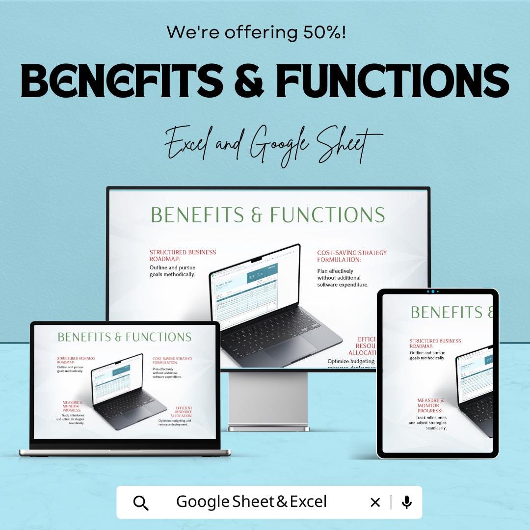 Simple Invoice Sheet | Excel & Google Sheets Template for Effortless Invoicing