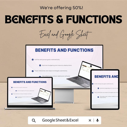 Marketing Content ROI Calculator Template | Content ROI Tracker | Marketing Performance Calculator | Investment & Revenue Analysis Tool