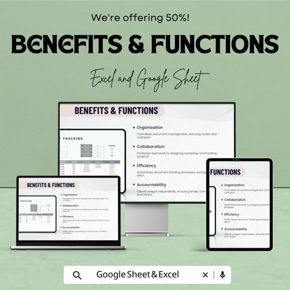 General Project Tracking Template | Project Management Tracker Excel & Google Sheets | Task Progress Dashboard | Project Planner Spreadsheet