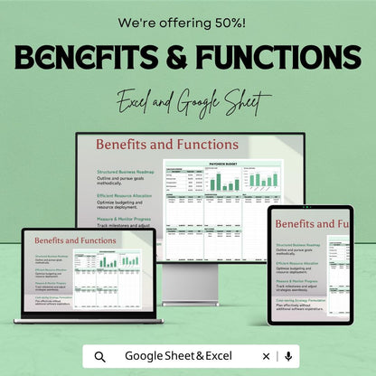Paycheck Budget Template for Excel & Google Sheets | Monthly Budget Planner Spreadsheet | Personal Finance Tracker | Cash Flow Budget Sheet