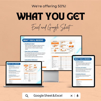 Transport and Logistics Financial Dashboard Template | Business Finance Tracker | Revenue Expense Cash Flow Report