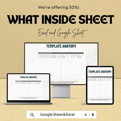 Church Membership Record Log Template | Church Member Tracker Spreadsheet | Excel & Google Sheets Template | Ministry Management