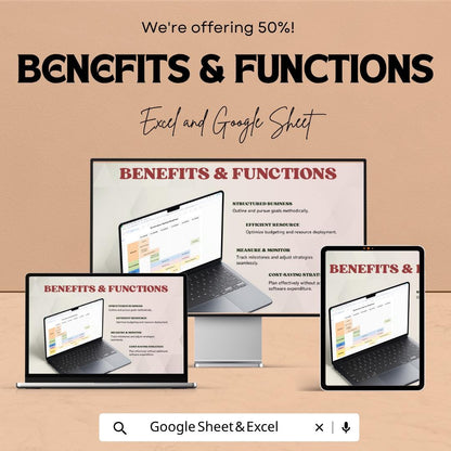 Ecommerce Startup Roadmap Template | Business Launch Planner Spreadsheet | Startup Growth Strategy Tool | Excel & Google Sheets |