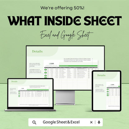 IT Audit Exception Log Template | Audit Tracking Sheet | Compliance Issue Tracker | Risk Management Log