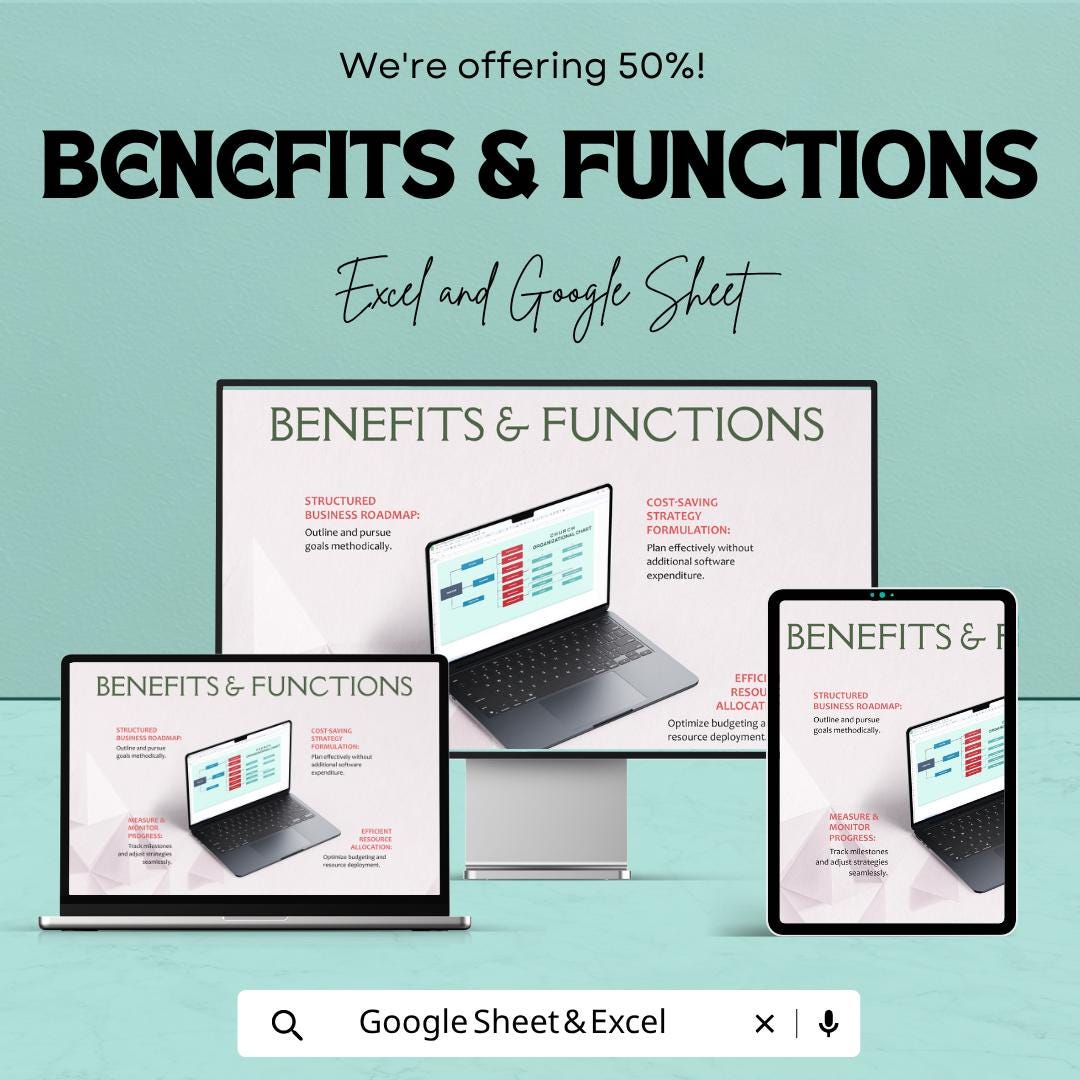 Church Organizational Chart Template | Ministry Structure Chart | Church Leadership Planner | Excel & Google Sheets Org Chart |
