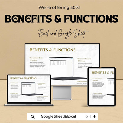 Government Construction Bid Template Excel | Contractor Bid Proposal Template | Construction Cost Estimate Spreadsheet |  Bid Template