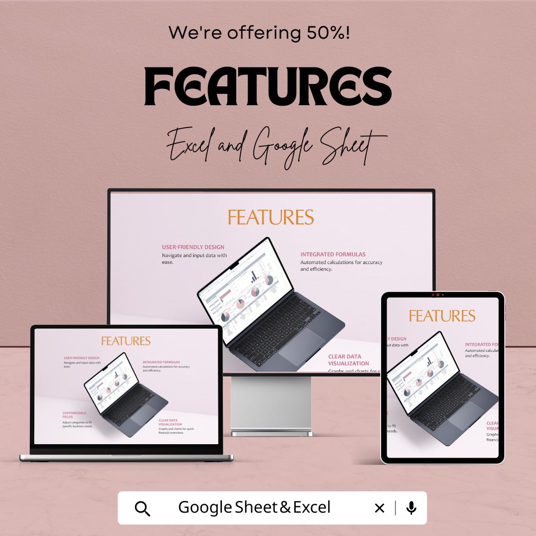 Reimbursed Expenses List Sheet | Google Sheets & Excel Reimbursement Tracker | Business Expense Log | Automated Expense Sheet
