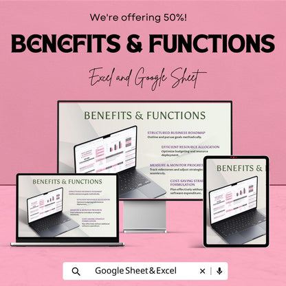 Drop Shipping E-commerce Business Plan Sheet | Google Sheets Template for Online Store Success | Business Strategy & Financial Projections