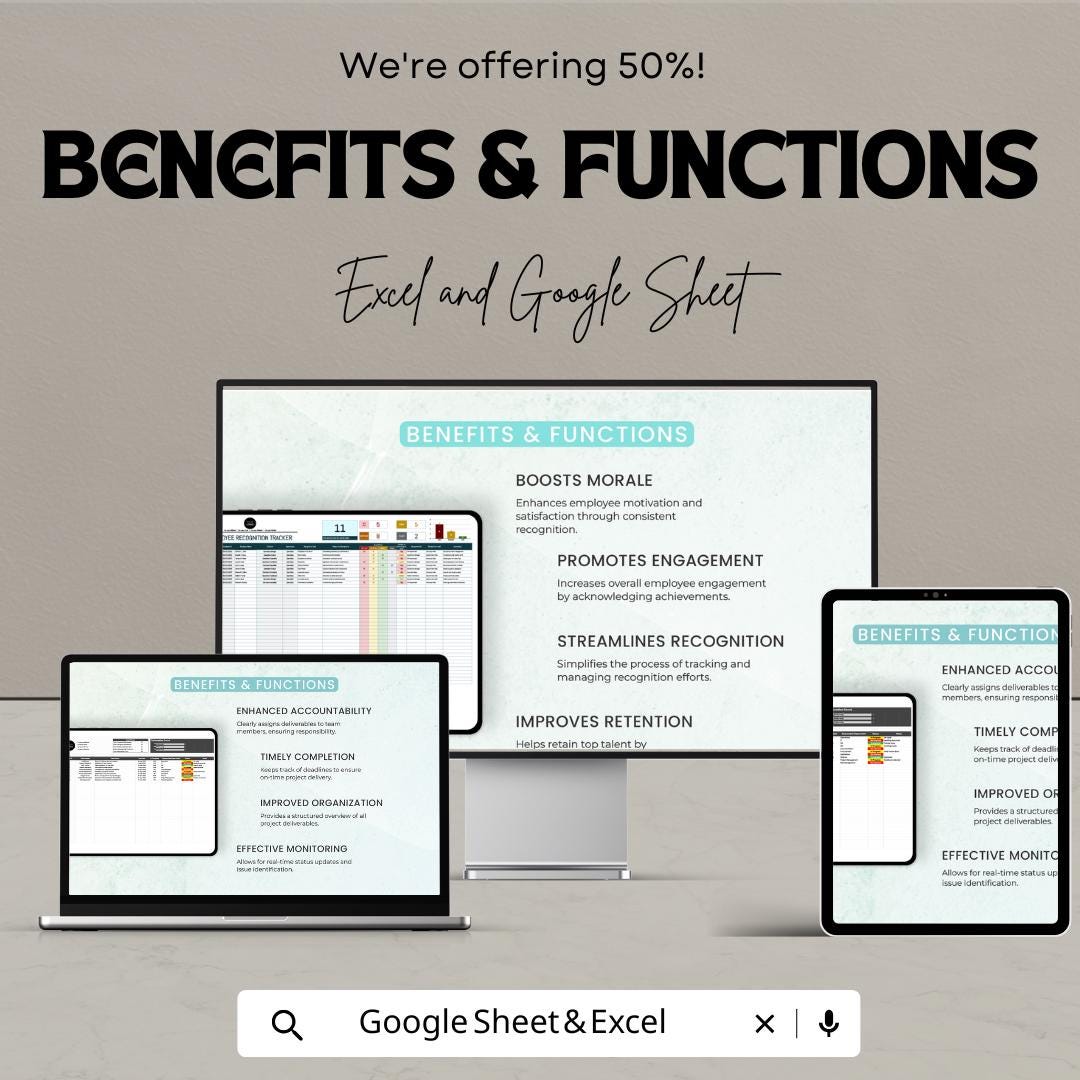 Operations Project Deliverables Tracker Template | Project Management Log | Task and Milestone Tracker | Excel & Google Sheets