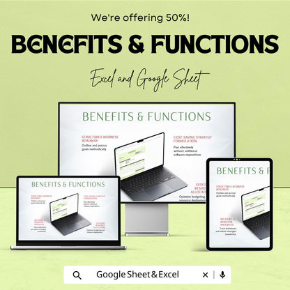 Invoice Sheet for Cleaning Service | Excel & Google Sheets Template | Easy Billing for Cleaners