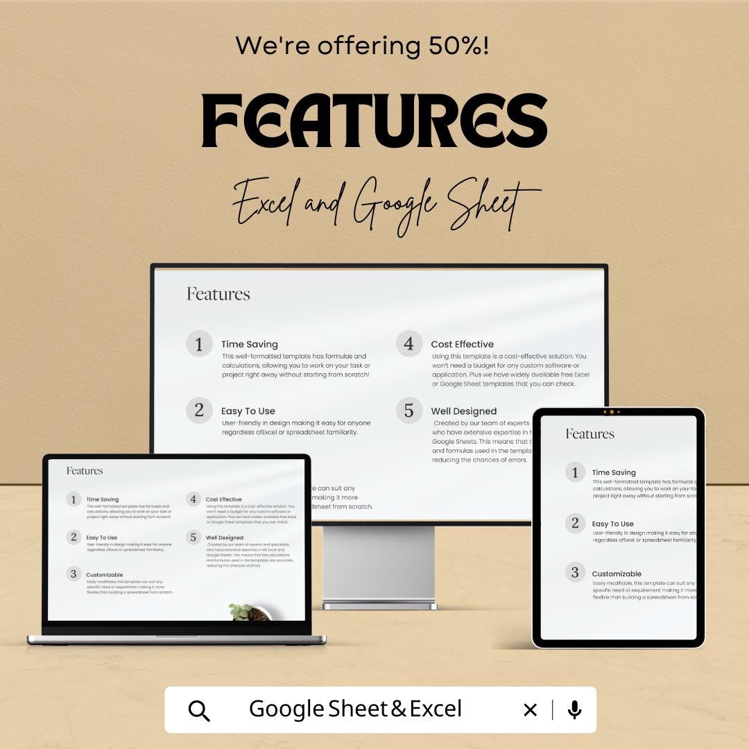 Annual Expense Tracker Template Excel & Google Sheets | Personal Budget Planner | Yearly Expense Spreadsheet | Finance Tracker Dashboard