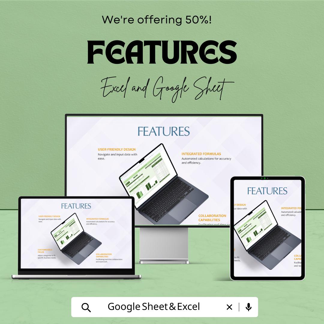Project Budget Tracker Template, Excel & Google Sheets Budget Planner, Project Cost Tracker, Business Budget Spreadsheet, Financial Tracker