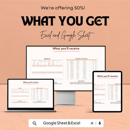 Transport and Logistics Training Budget Spreadsheet Template | Excel & Google Sheets | Training Cost Planner | Logistics Budget Tracker |