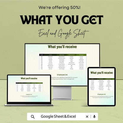 Work From Home Log Book Template | Remote Work Log Tracker | Daily Work Log Spreadsheet |  Work Tracker | Productivity Log Book