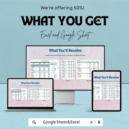 3-Year IT Budget Sheet | Excel & Google Sheet Template | IT Financial Management | IT Expense Tracker | Flexible Budget Forecasting