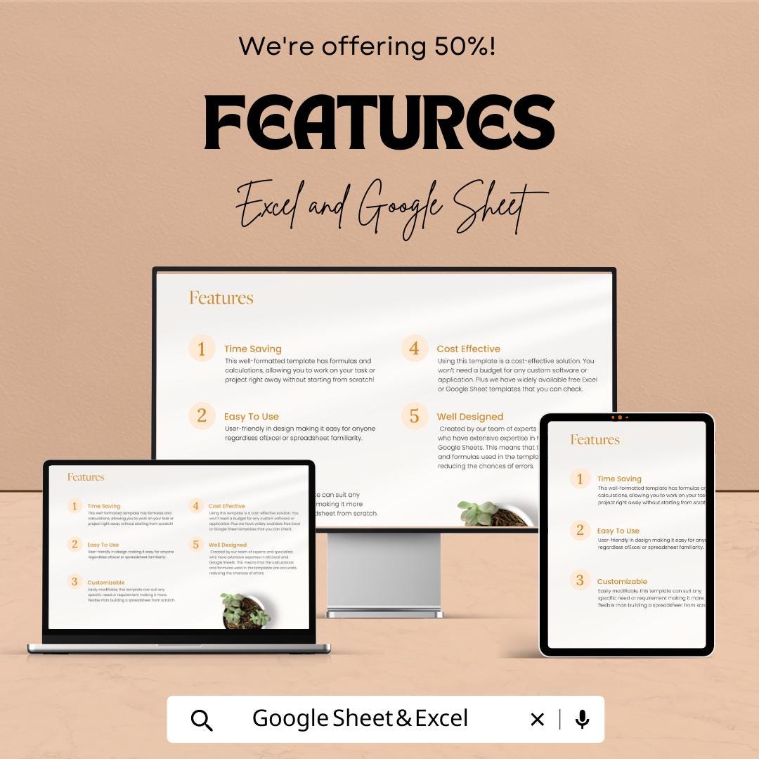 Expense Tracker Spreadsheet | Expense Bookkeeping Template | Business Expense Tracker | Expense Log | Small Business Expense Tracker